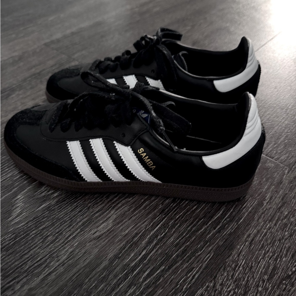Black Adidas Sambas US 6 1/2